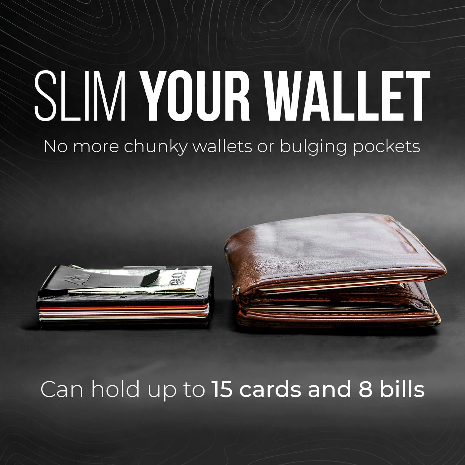 Slim Wallets for Men I Mountain Voyage encalife