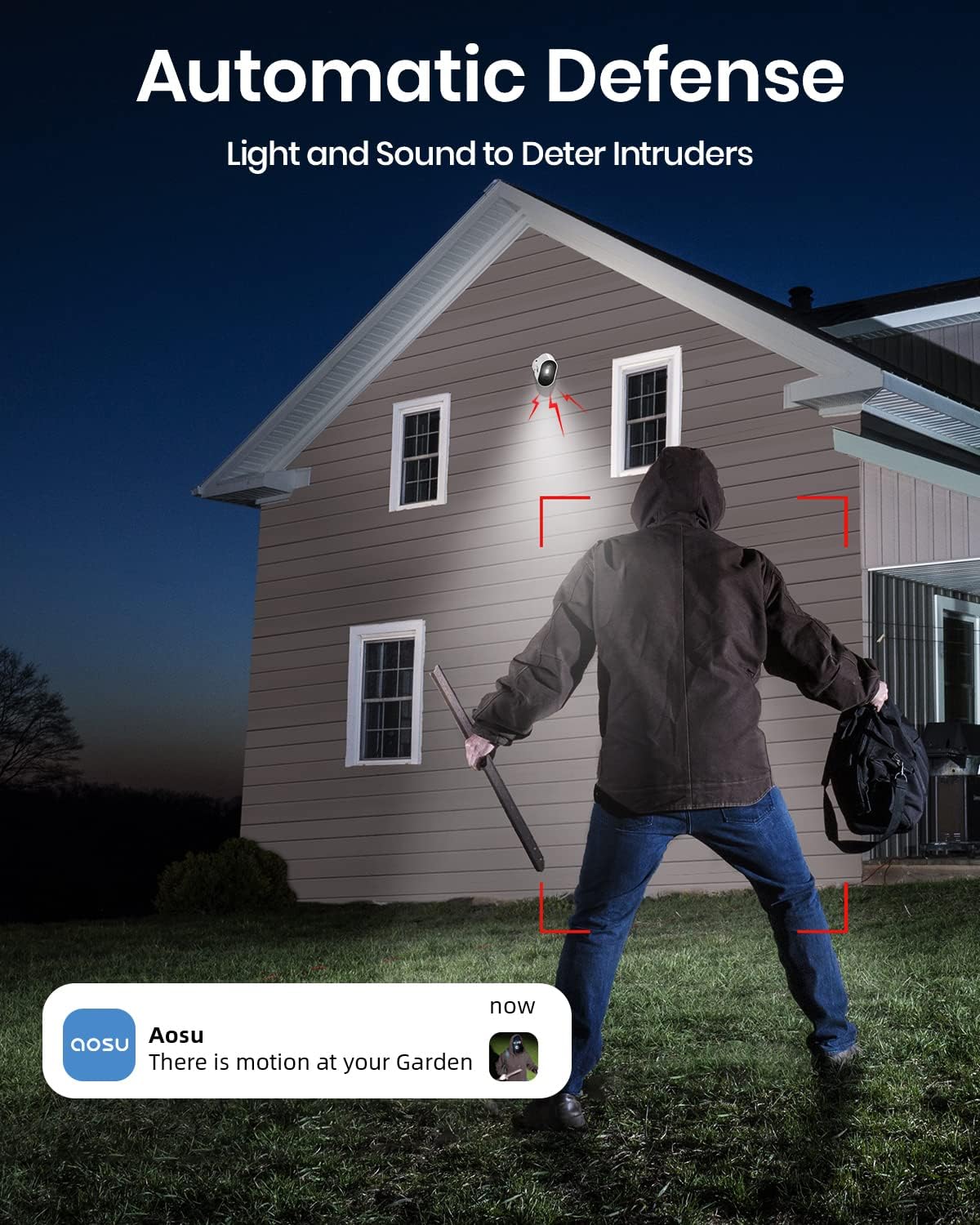 2K Wireless Security Camera I Outdoor System, Night Vision encalife