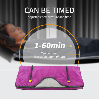 Infrared Sauna Blanket For Home Relaxation Wellness Detox encalife