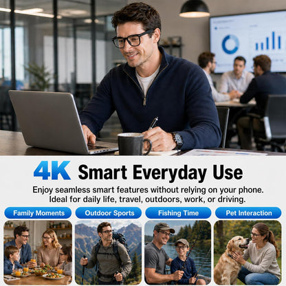 AI Translation Camera Smart Glasses encalife
