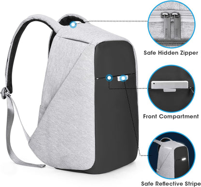 Anti Theft Laptop Backpack With USB encalife