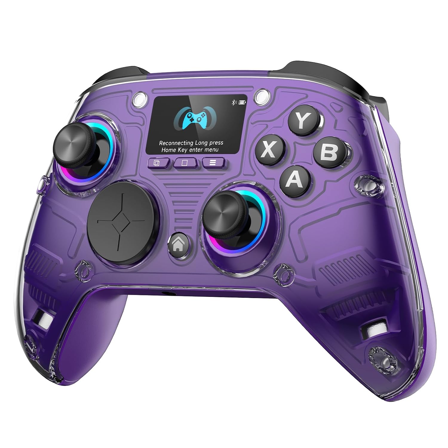 Multi-Platform Gaming Controller With Interactive Screen encalife