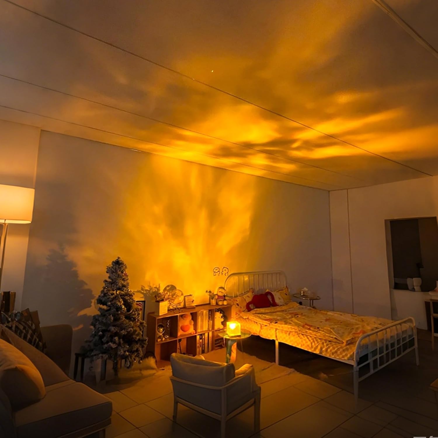 Calming Ocean Wave Projector Lamp With Remote Control encalife