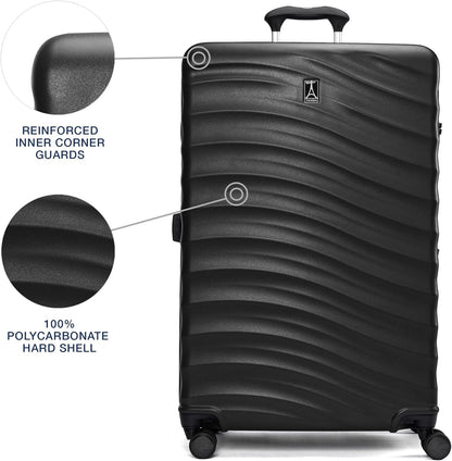 Lightweight Expandable Hardside Checked Luggage Spinner Wheels encalife