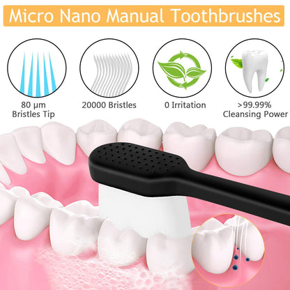 20,000-Bristle Ultra Soft Toothbrushes encalife