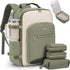 Carry on travel backpack with packing cubes