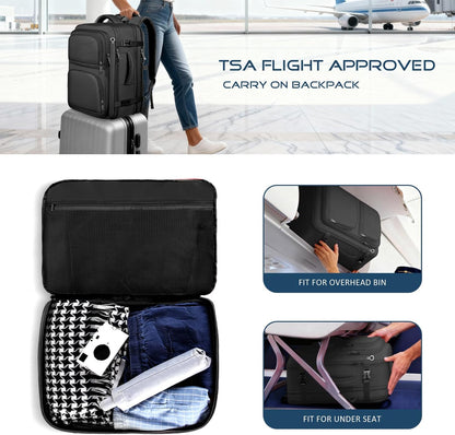 Expandable Travel Backpack Carry On Bag encalife