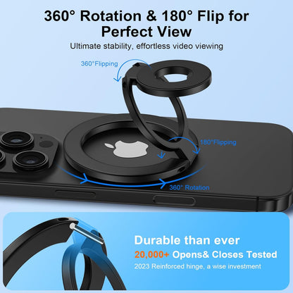 Secure MagSafe-Compatible Magnetic Phone Ring Grip Stand encalife