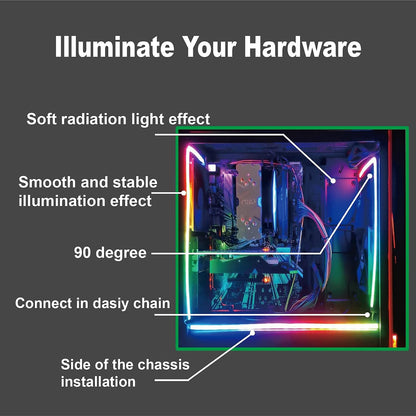RGB Lighting ARGB PC Case Neon Strips encalife