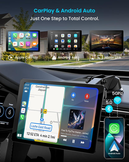 11 Inch Wireless Carplay Screen With Dash Camera encalife