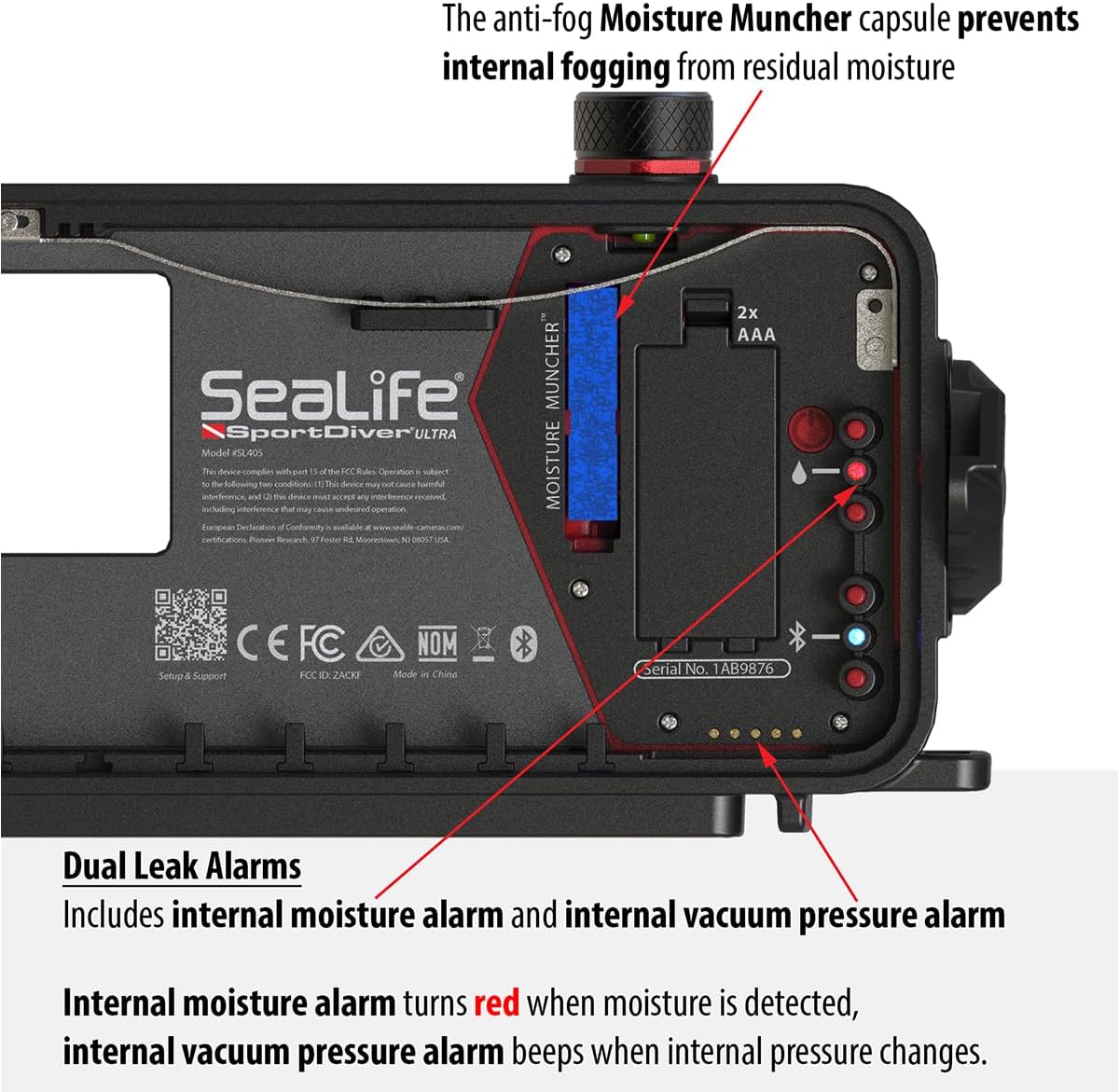 Underwater Smartphone Camera Housing Waterproof Diving Case encalife