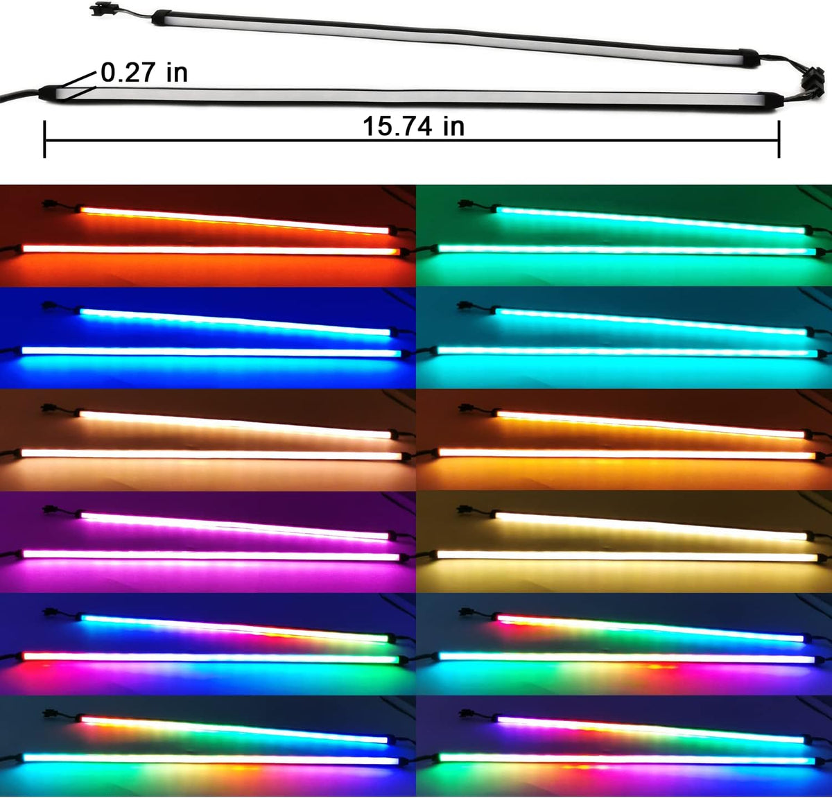 RGB Lighting ARGB PC Case Neon Strips encalife