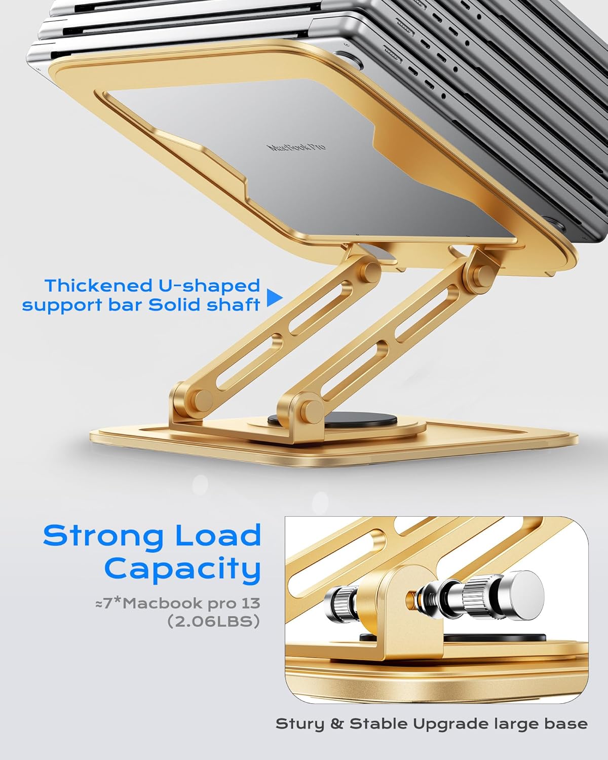 Rotating Laptop Stand For Desk encalife