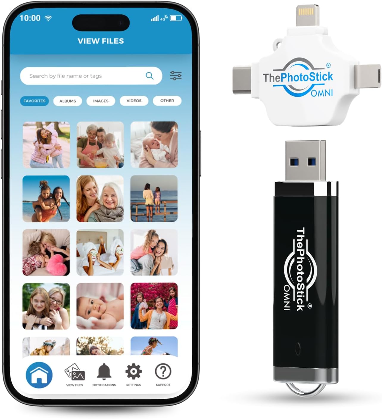 128GB Photo Backup Flash Drive for Devices encalife