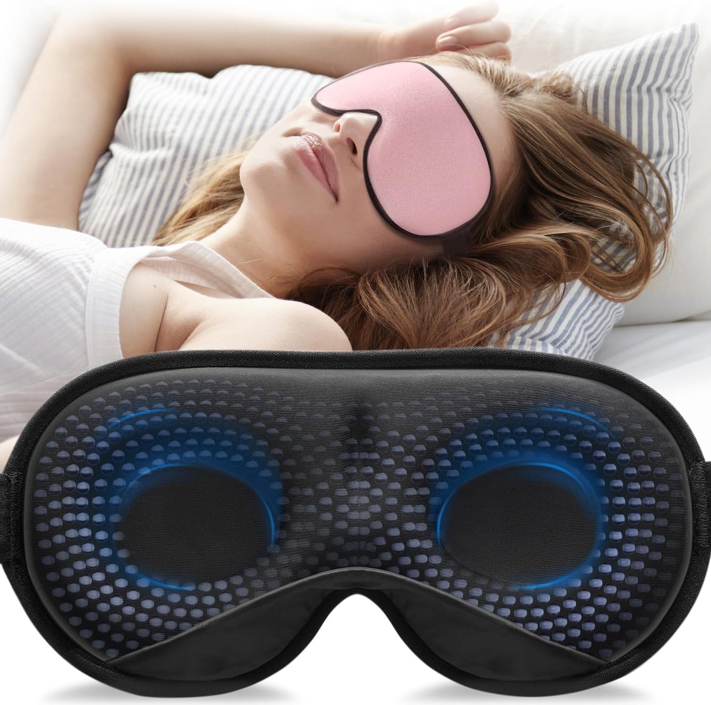 Weighted Sleep Mask for Deeper Restful Sleep encalife
