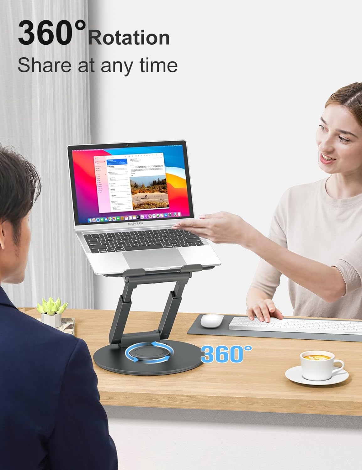 Standing Laptop Stand With Rotation encalife