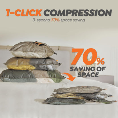 Travel Backpack Vacuum Storage Bag Set encalife