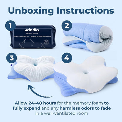 Cooling Memory Foam Pillow for Neck Support encalife