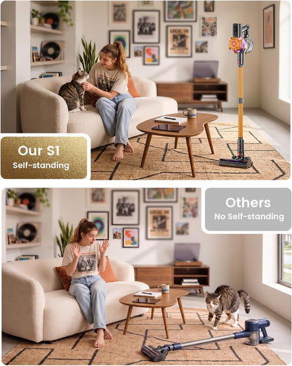 Powerful Cordless Vacuum For Pet Hair encalife