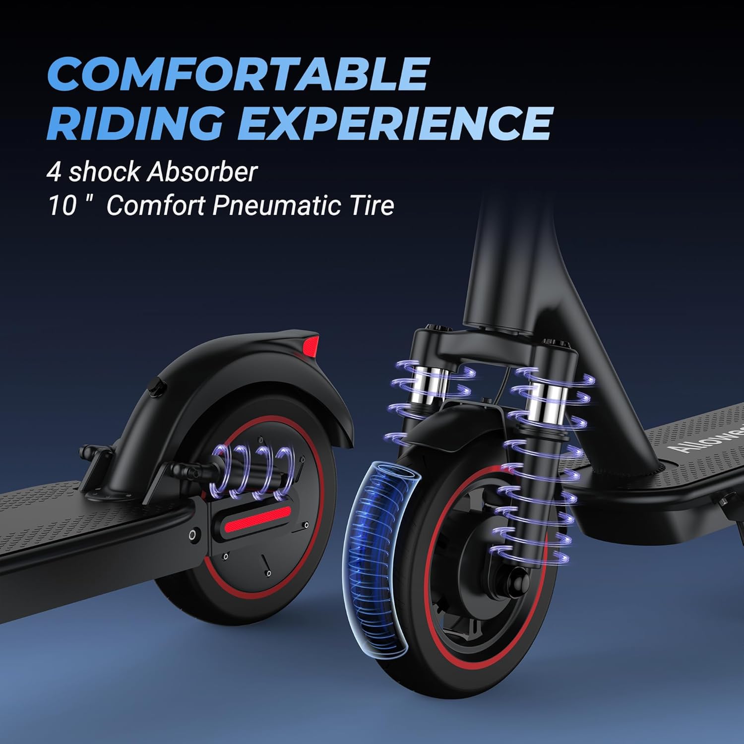 500W Electric Scooter for adult I 22 MPH Folding Commuter E-Scooter encalife