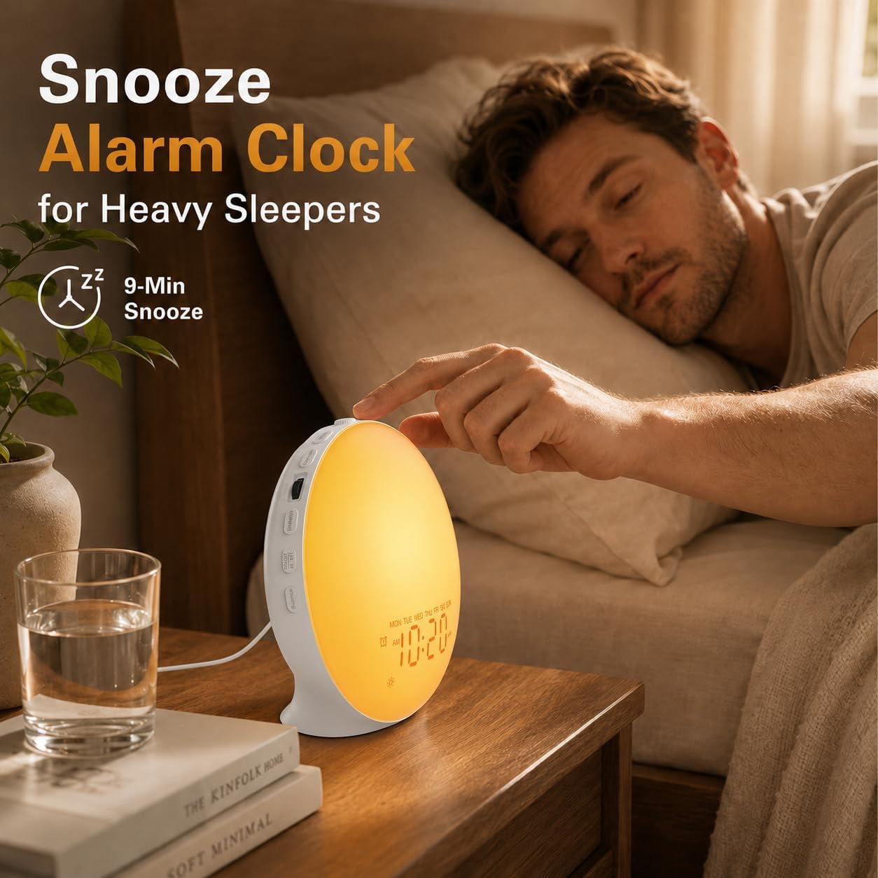 Sunrise Alarm Clock White Noise Machine encalife