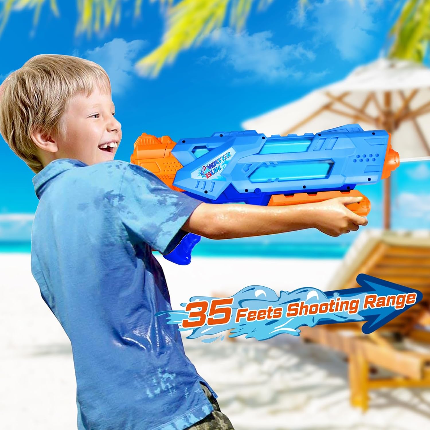 Quanquer 1200cc Water Guns I 2 Pack Super Blasters encalife