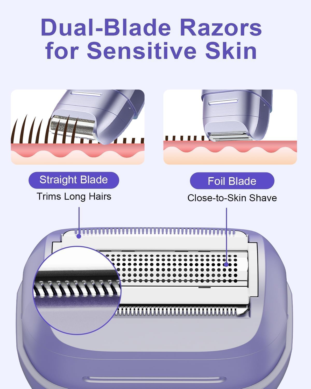 Waterproof Electric Razor Women Love For Travel encalife