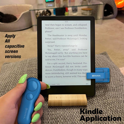Silent Page Turner Remote for Comfortable Travel Reading encalife