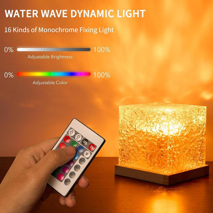 Calming Ocean Wave Projector Lamp With Remote Control encalife