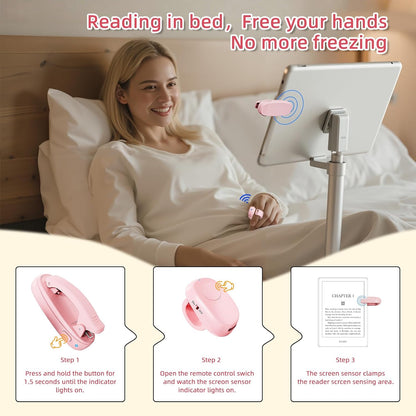 Ring Page Turner for One Hand Reading encalife