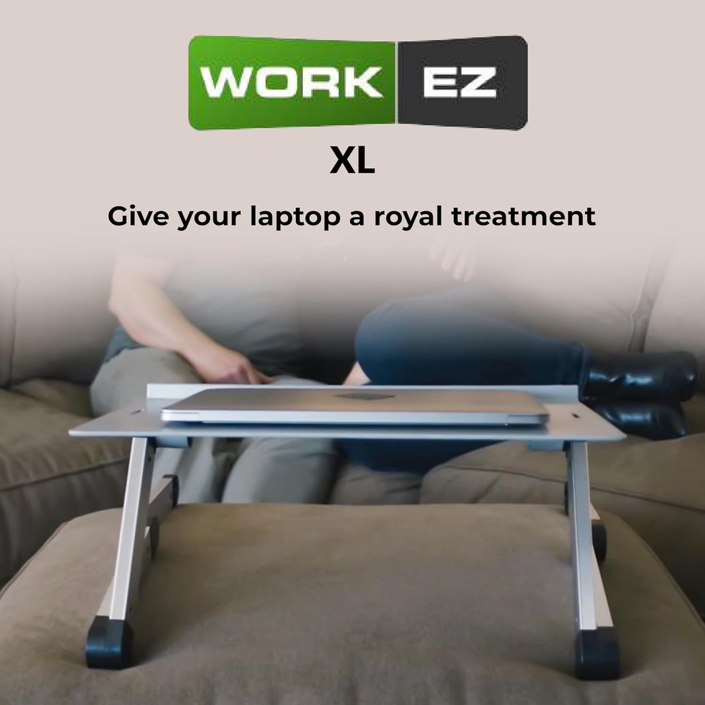 Adjustable Foldable Laptop Stand With Mouse Pad encalife