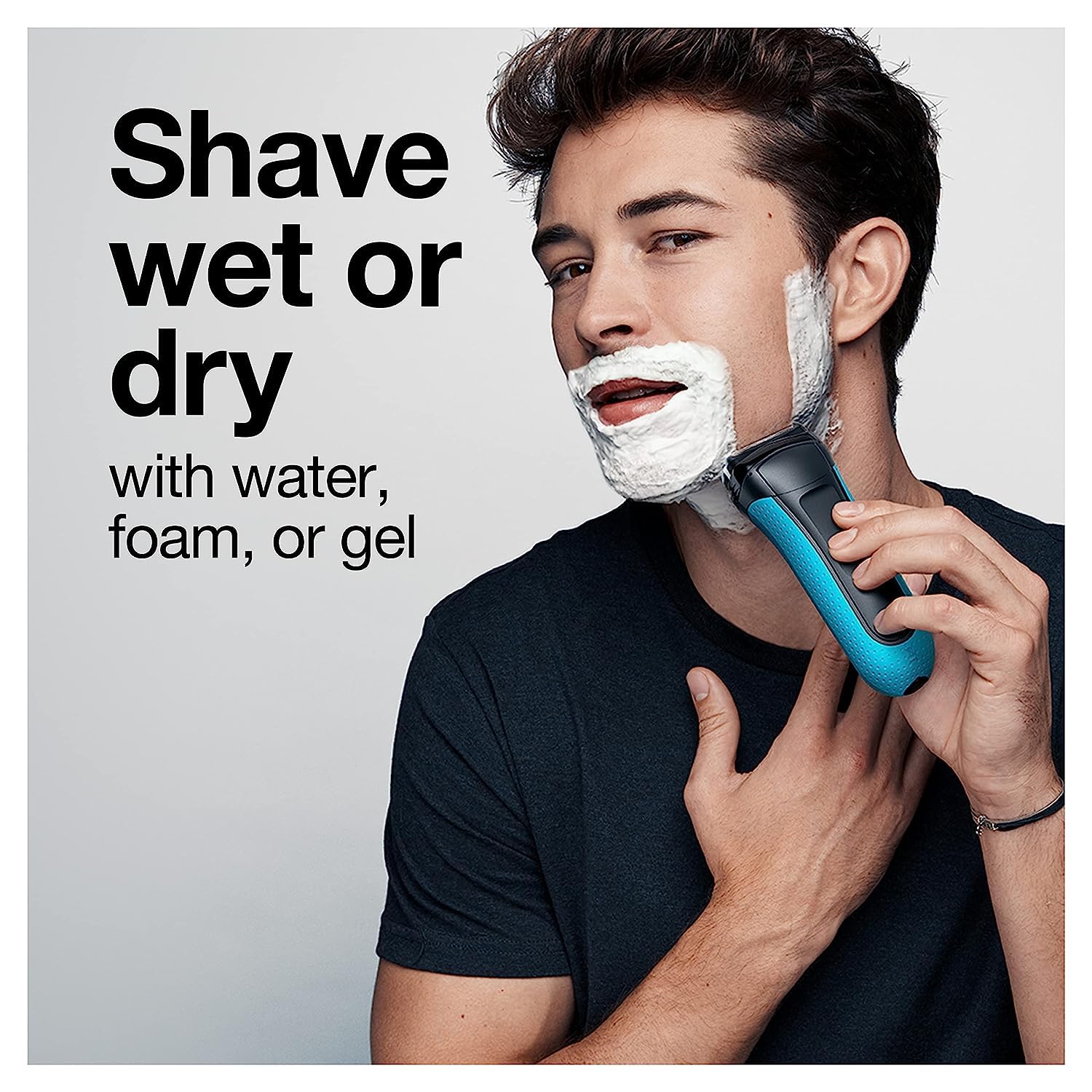 Braun Series 3 Electric Razor Men Wet Dry Shaver encalife