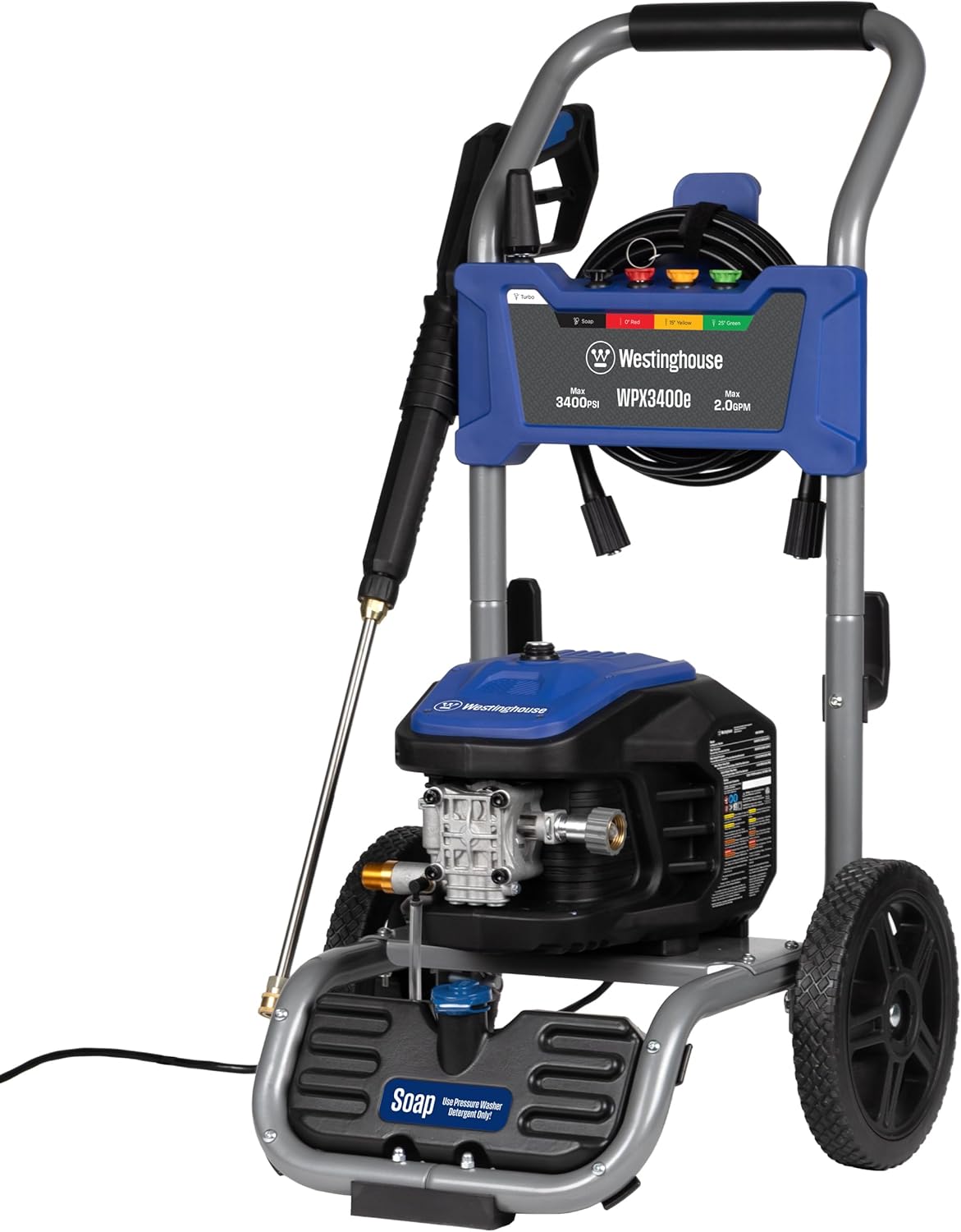 Pressure Washer | 3400 PSI Brushless Electric Cleaner encalife
