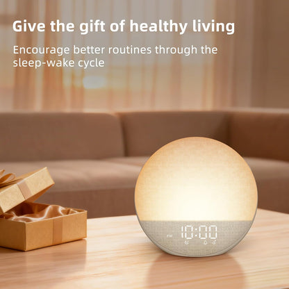 Sunrise Alarm Clock White Noise Bluetooth Speaker encalife