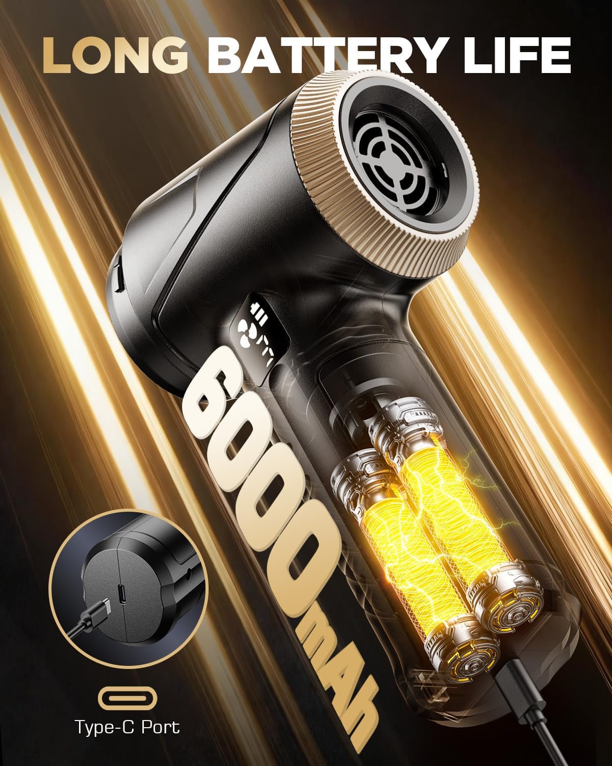 26000Pa Portable Handheld Cordless Vacuum Cleaner encalife