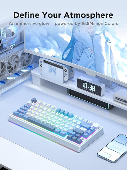 Gaming Mechanical Keyboard RGB Wireless Hot Swappable encalife