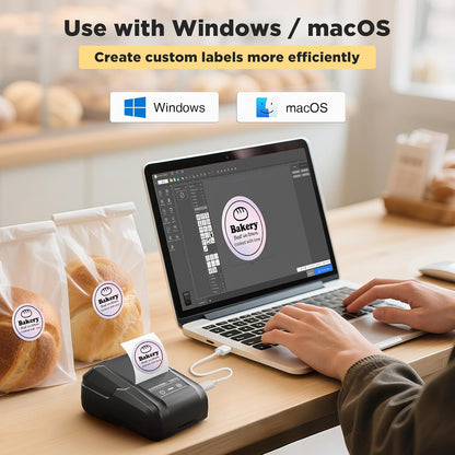 Smart Bluetooth Label Printer For Easy Organization encalife