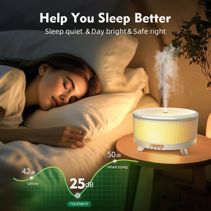 500ML Essential Oil Diffuser With Remote Control encalife