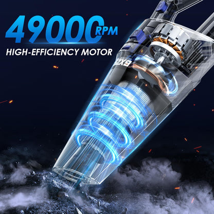 Cordless Handheld Car Vacuum Cleaner 15000Pa Powerful Suction encalife