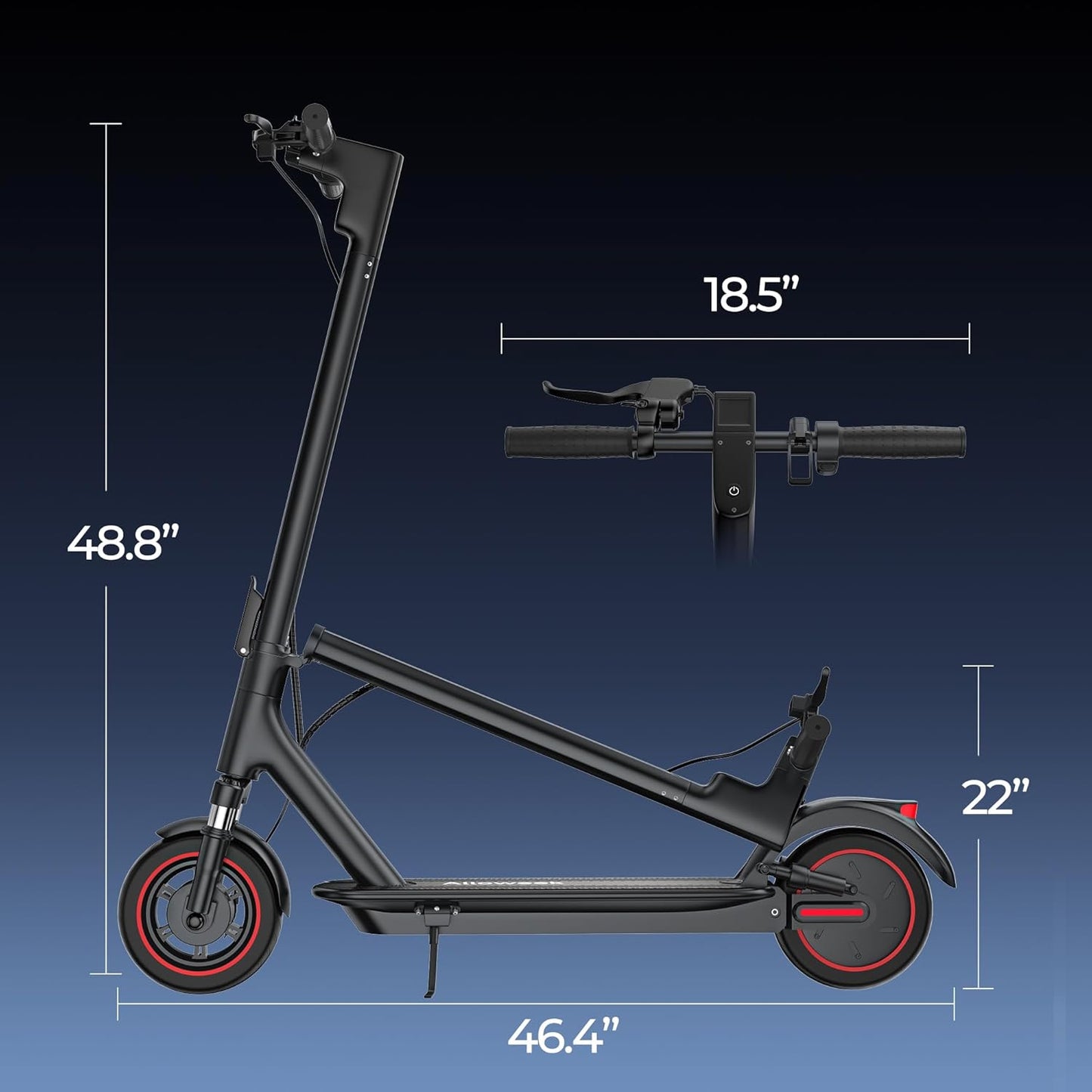 500W Electric Scooter I 28 Mile Folding Commuter E-Scooter encalife
