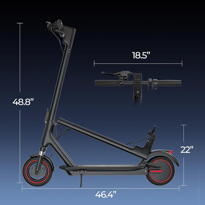 500W Electric Scooter I 28 Mile Folding Commuter E-Scooter encalife