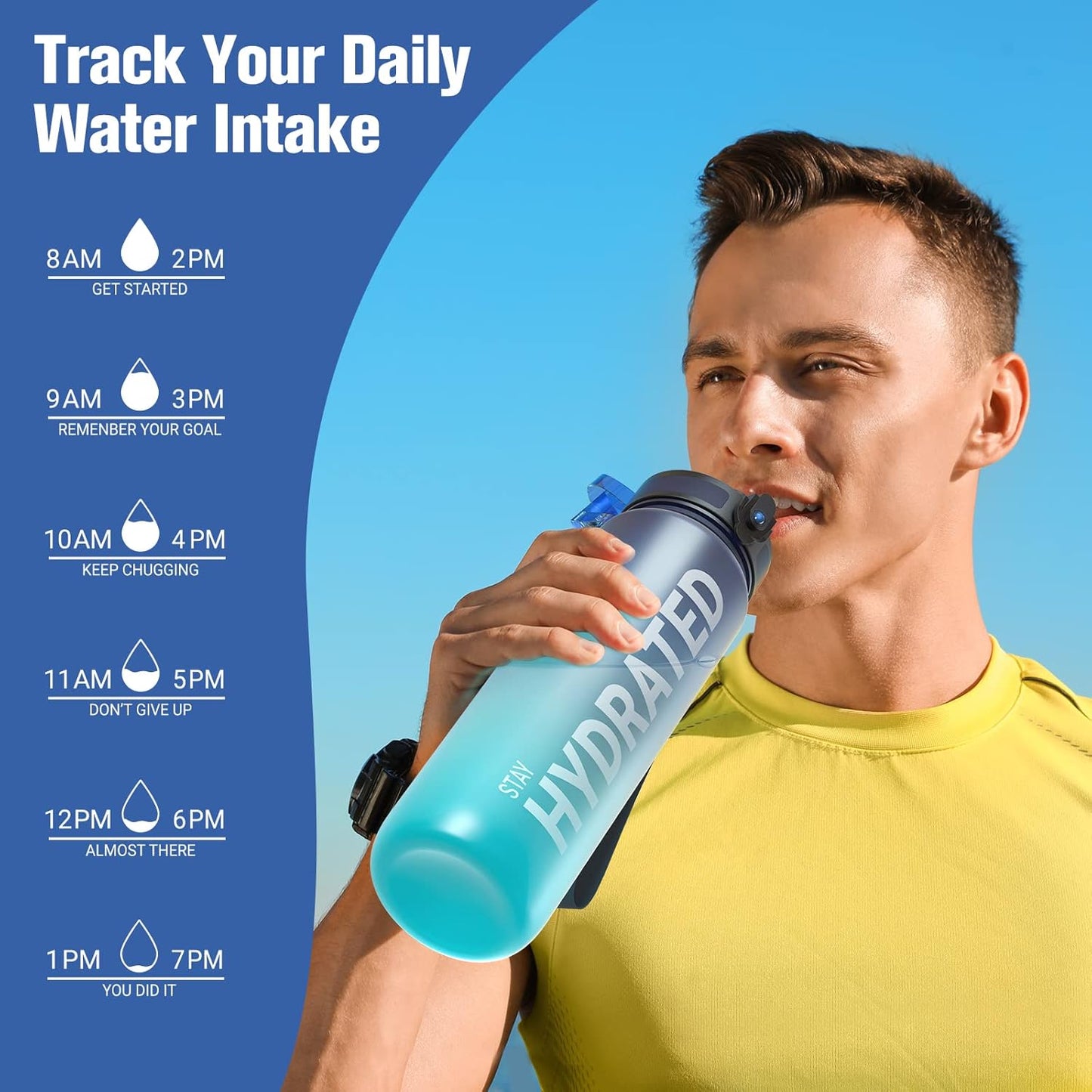 Sahara Sailor 32oz Water Bottle Leakproof encalife