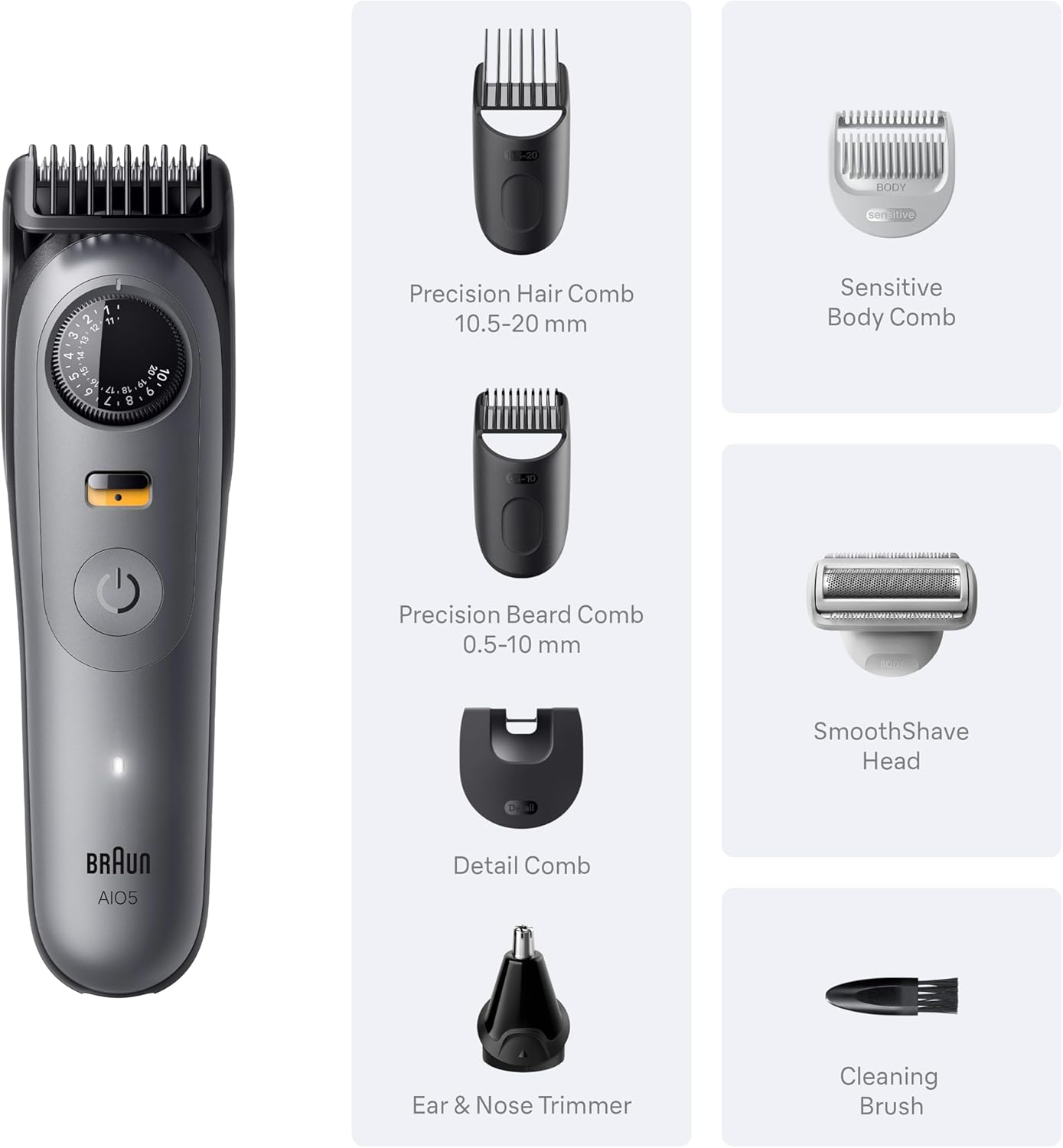 Braun Series 5 Beard Trimmer Grooming Kit encalife