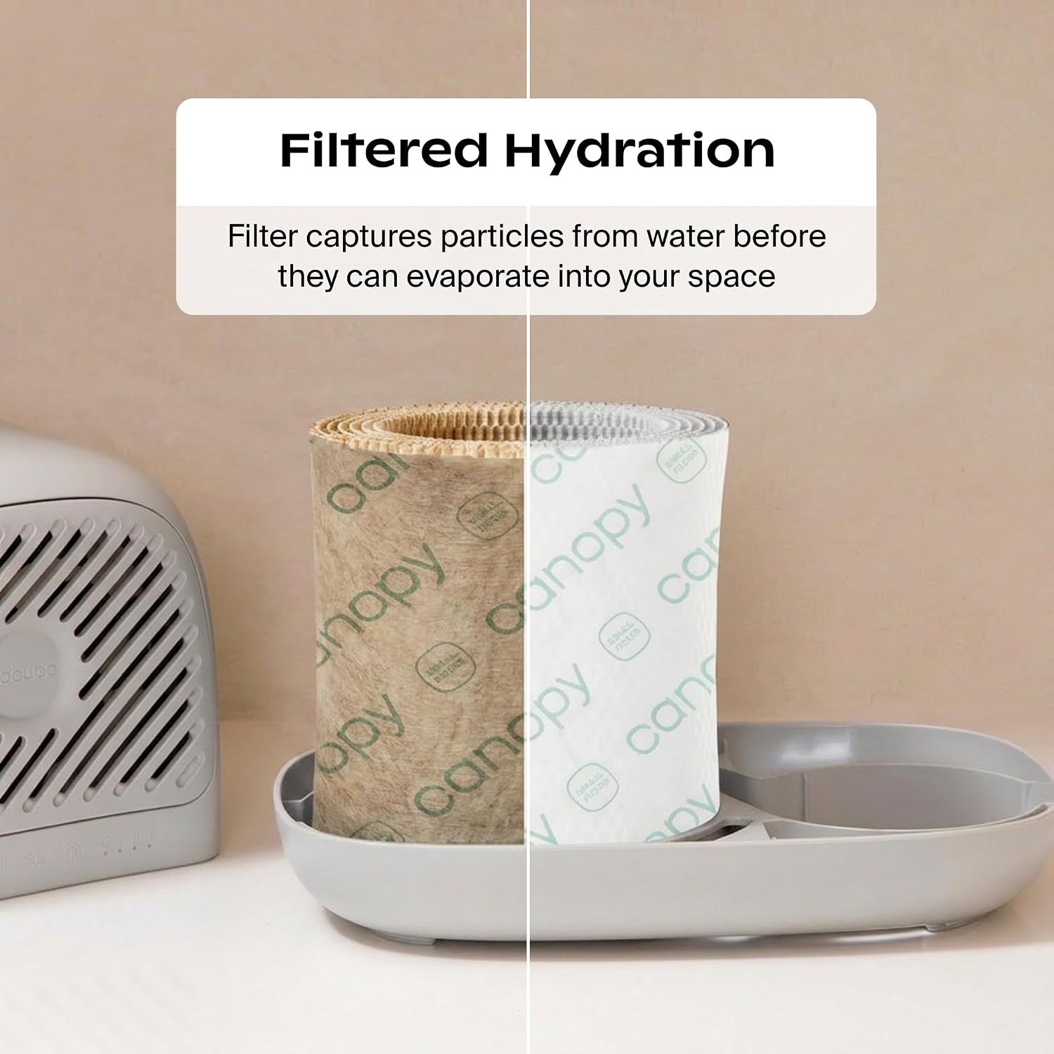 Bedside Humidifier With Light Sound Large Tank encalife