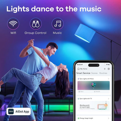 RGB Lighting Smart WiFi Color Changing Bulb encalife