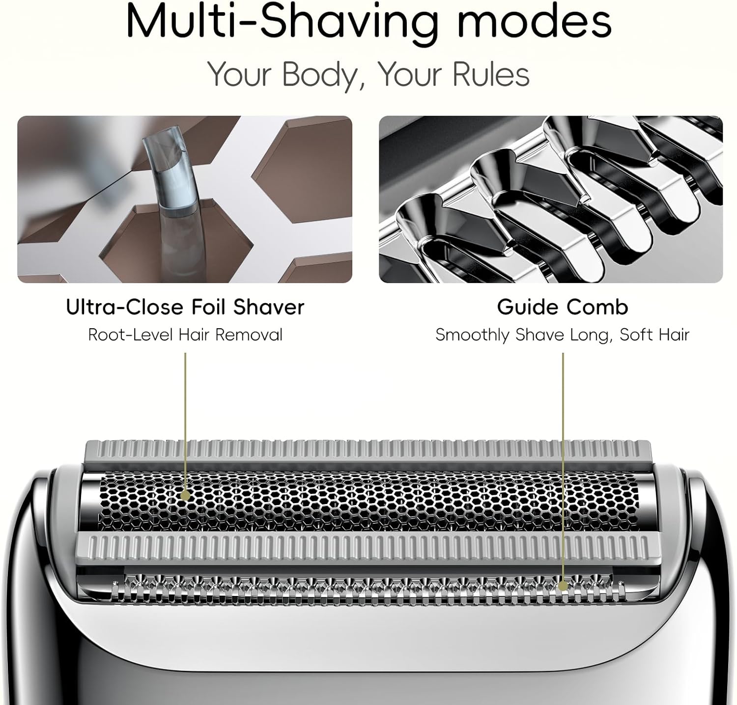 Electric Razor Women I Waterproof Portable Bikini Trimmer encalife