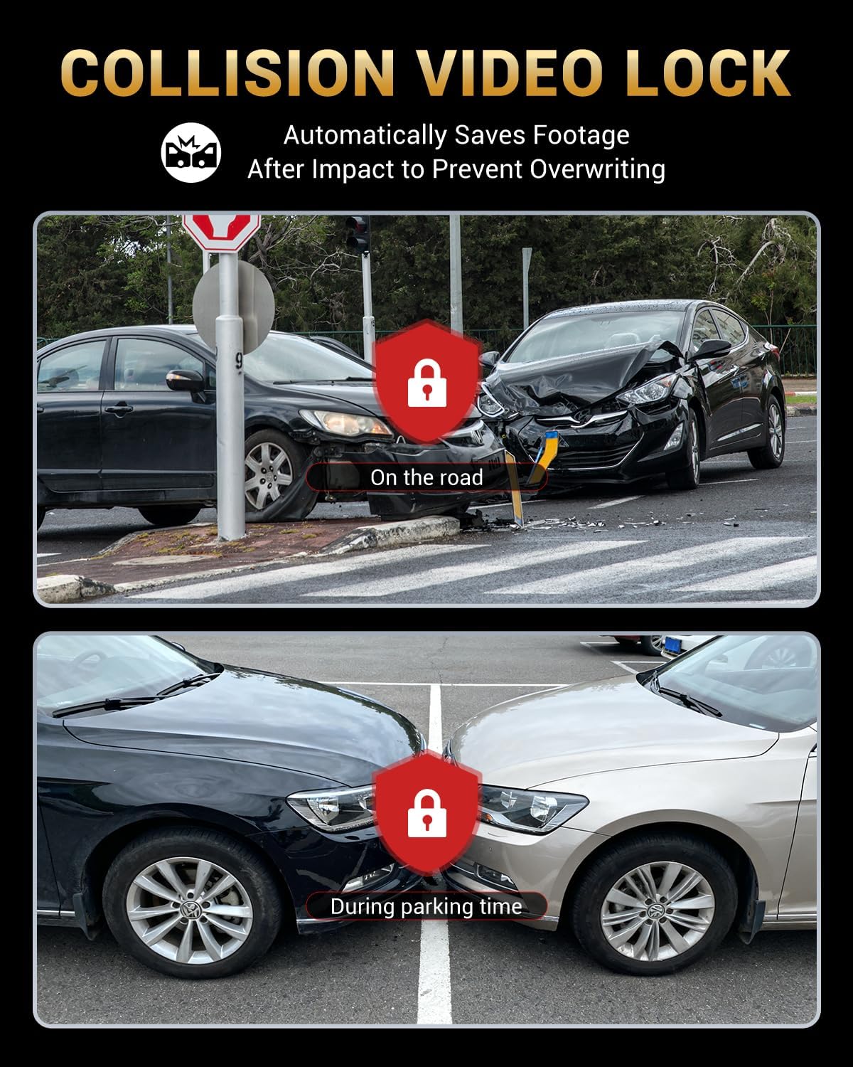 Dual Dash Cam with WiFi GPS encalife