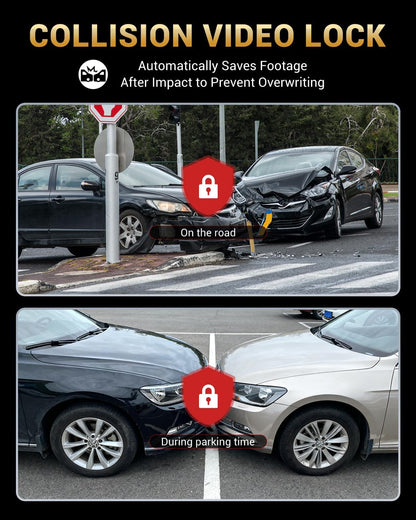 Dual Dash Cam with WiFi GPS encalife