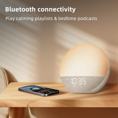 Sunrise Alarm Clock White Noise Bluetooth Speaker encalife