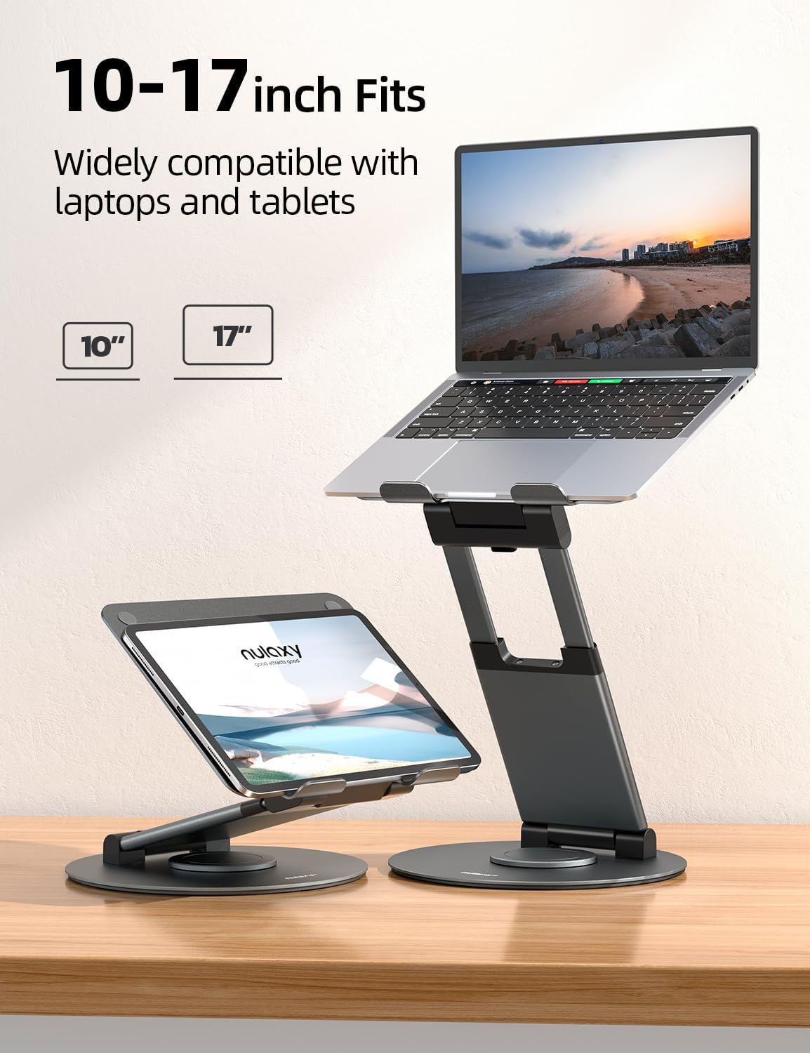 360 Rotating Adjustable Laptop Stand for Desk encalife